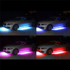 luzes de néon do diodo emissor de luz das cores do tubo 8 da música de 90cm para carros