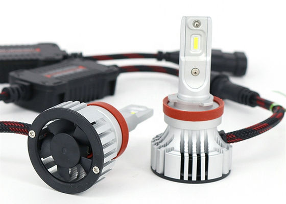 bulbo do farol do diodo emissor de luz de 6000lm H9