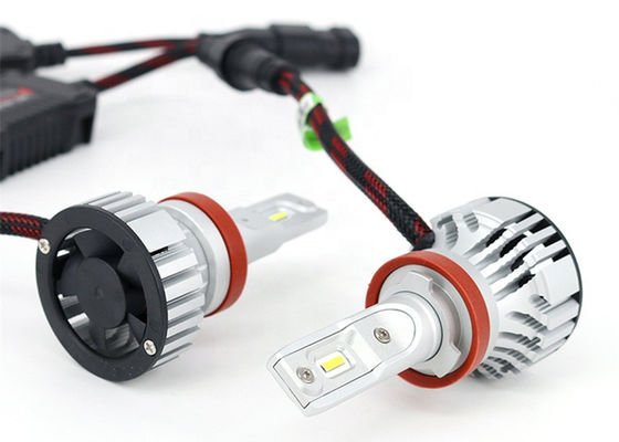 bulbo do farol do diodo emissor de luz de 6000lm H9