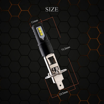 Ampolas de névoa do diodo emissor de luz de H1 H3 2525 6SMD 600lm Nonpolarity