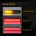 2835 100SMD Amber Truck Tail Lights vermelha, luzes impermeáveis do reboque 400lm