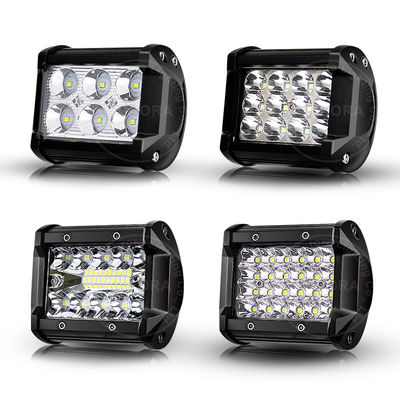 Barras de luz Offroad do diodo emissor de luz das empilhadeiras 4x4 24000lm da fileira do quadrilátero mini