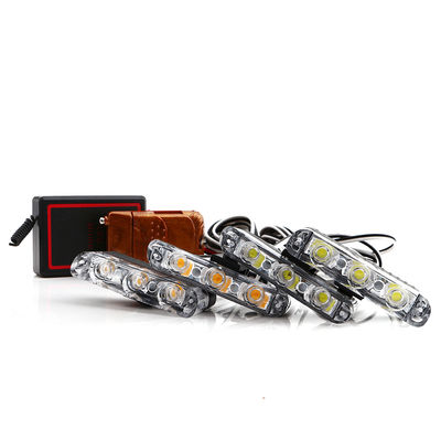 Auto telecontrole sem fio das luzes de aviso do estroboscópio do diodo emissor de luz de 8000K 240lm