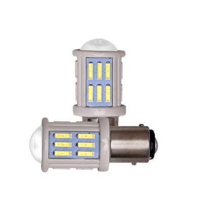 Ampolas da cauda do diodo emissor de luz 27SMD 1156 S25, luzes de pisca-pisca 864lm