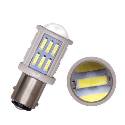Ampolas da cauda do diodo emissor de luz 27SMD 1156 S25, luzes de pisca-pisca 864lm