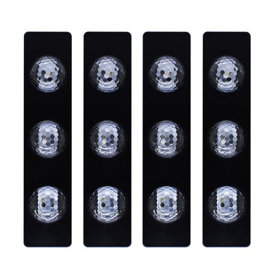 luzes da atmosfera do diodo emissor de luz de 4In RGB com o telecontrole para o carro