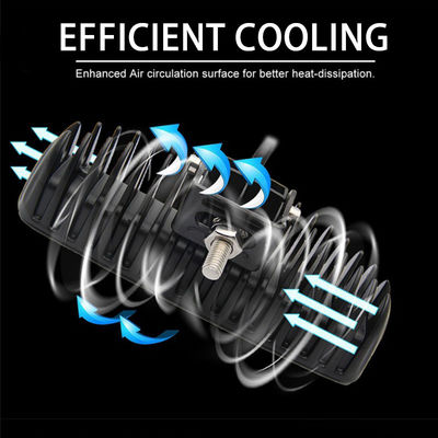 IP67 2 o trabalho do carro da fileira 18pcs 54W ilumina a cor dupla