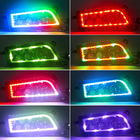 faróis gerais do diodo emissor de luz do multi Polaris da cor 30W, faróis do projetor do halo do RGB Drl