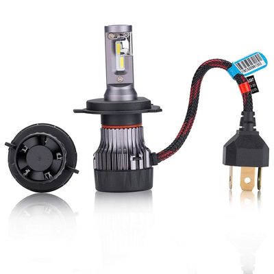 O auto tamanho pequeno 10000LM 60W Mini Car Led Headlight M1 H4 do sistema de iluminação conduziu o farol 6500K