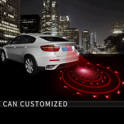 o laser traseiro Proyector Anticolision Para Coches da porta da névoa do laser da distância do carro da cauda de 12v 24v conduziu Logo Projection Lights