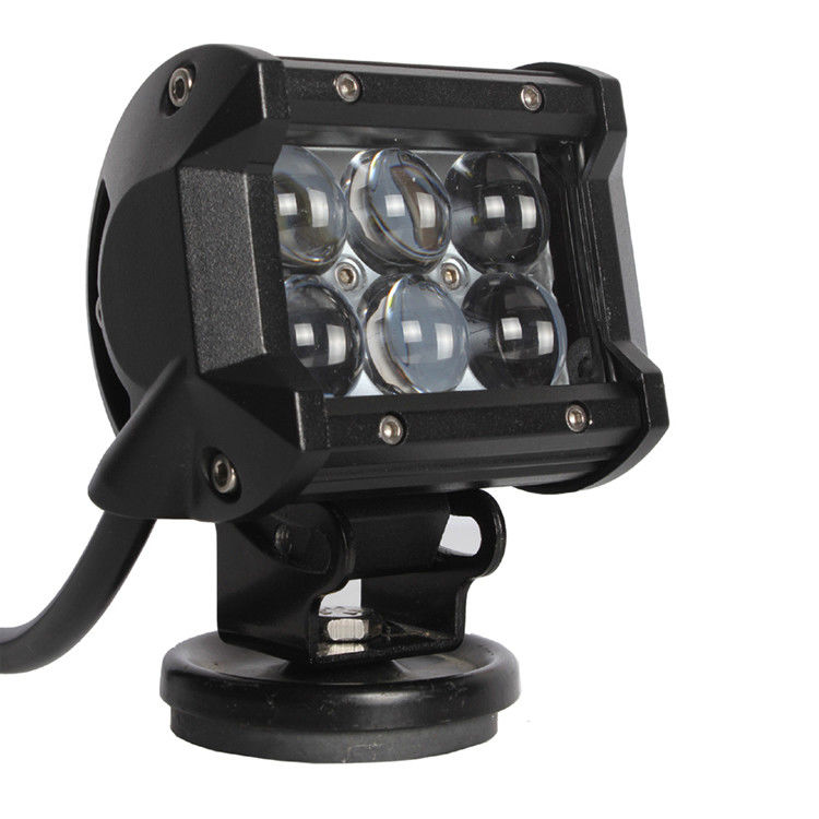 4 lente dupla das barras de luzes 4D do trabalho do diodo emissor de luz da fileira 30W 6500K Off Road da polegada para o jipe do caminhão