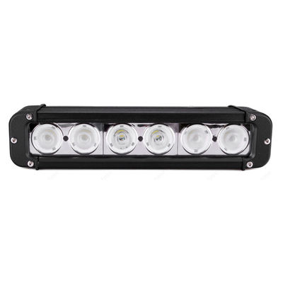 a luz Offroad do diodo emissor de luz de 6000K 5100lm barra 10 a luz do trabalho do feixe da inundação da polegada 60W