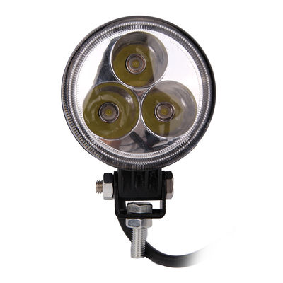 Polegadas impermeável clara 9W do trabalho do diodo emissor de luz da alta intensidade 6000k Jeep Truck 3