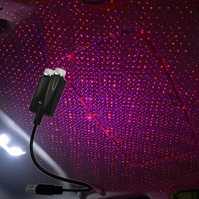 Lâmpada ambiental da atmosfera do telhado da noite do céu das luzes de USB do carro de duas cores